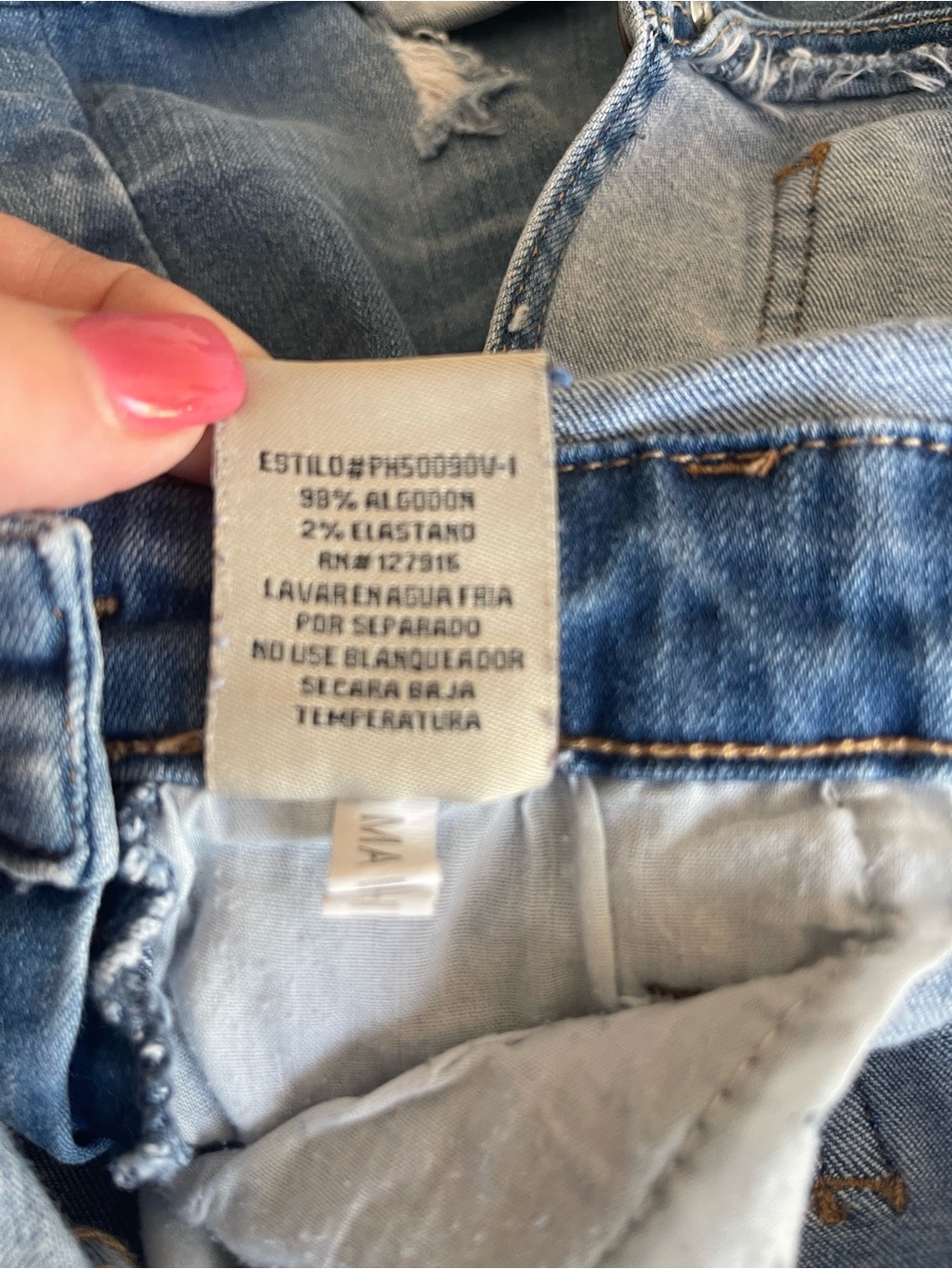 Denim Shortalls - distressed-Indie revival - Picture 5 of 6